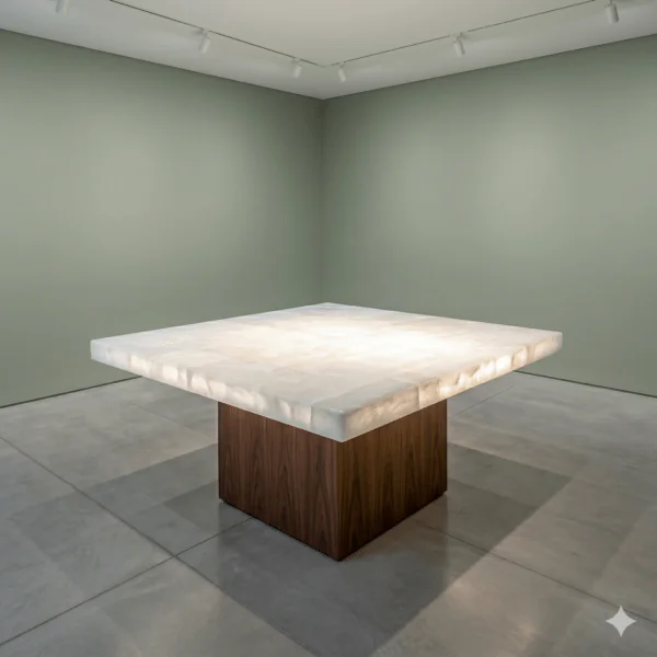 mesa de onix cuadrada